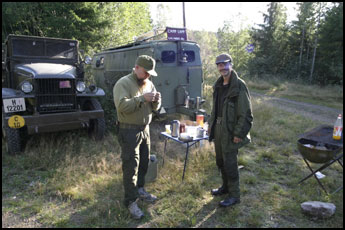 Rune och Trond lagar frukost Rune och Trond lagar frukost
